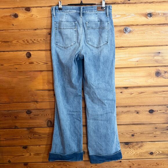 Judy Blue Light Blue Wide Leg Jeans 3/26 - Picture 2 of 6